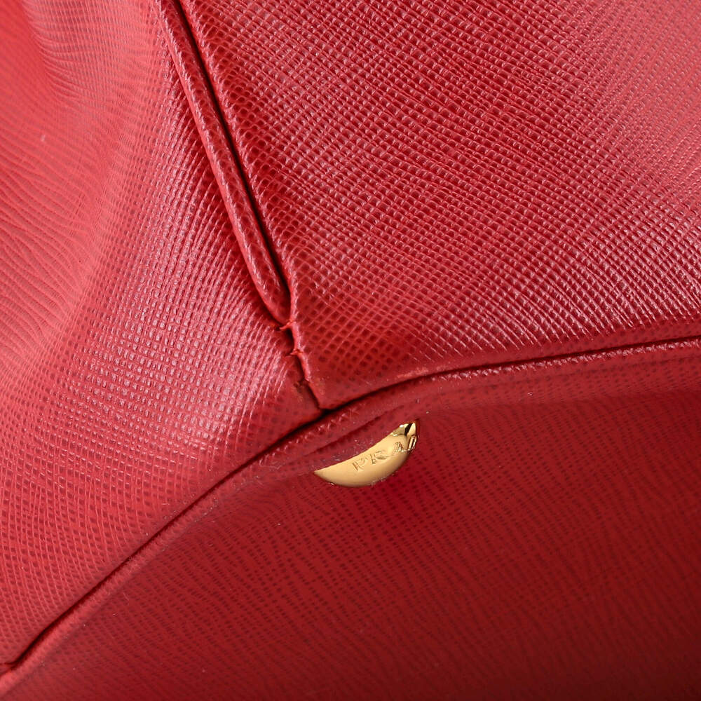 Prada Double Zip Lux Tote Saffiano #220705P10B - Picture 6 of 8